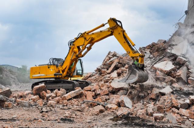 Chantier de démolition