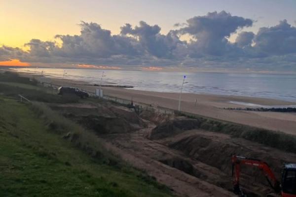 Creation d'un chemin PMR  accès plage au complexe hôtelier SWEET HOME de CABOURG