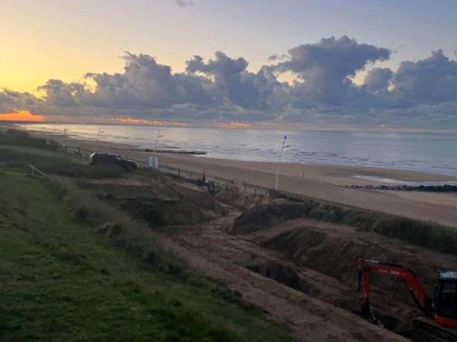 Creation d'un chemin PMR  accès plage au complexe hôtelier SWEET HOME de CABOURG